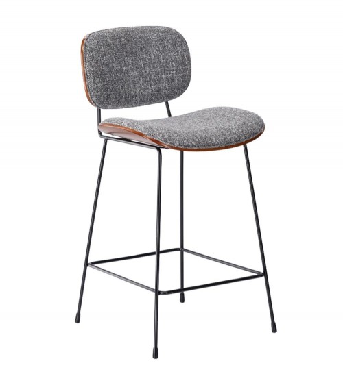 Tabouret de Bar Erbrée Anthracite Chiné