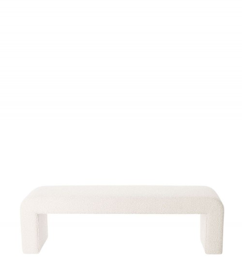 Banc Lhassa Blanc Bouclette