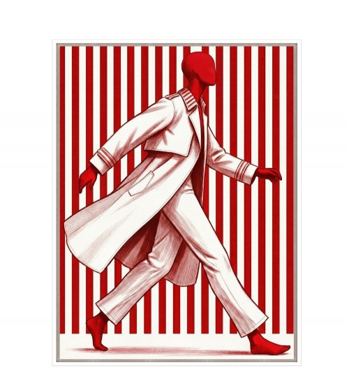 Toile Encadrée Mambo Tissu Velours